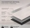 Diagram showing the layers of a high-quality material, likely flooring, with labels in German and English. Podgląd zdjęcia produktu