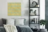 MuchoWow® Poster Gold - Muster - Linie 75x75 cm - Wand Produktbild-Vorschau 4