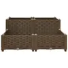 vidaXL Hochbeet 80x80x38 cm Polypropylen Produktbild-Vorschau 3