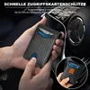 Mini Geldbörse Geldbörse Herren Slim Wallet RFID Blocking Produktbild-Vorschau 6