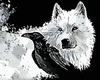 Diamondi - Diamond painting - HUND UND RABE, 40X50 cm, ohne Produktbild-Vorschau 1