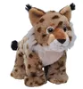 A plush toy lynx is standing on a white background. Produktbild-Vorschau