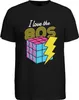 I love the 80s 80s retro neon eighties magic cube flash pop Anteprima dell’immagine prodotto 8