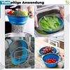 HI NATURE™ Faltbarer Seiher Sieb Set, 2-teilig, Silikon Produktbild-Vorschau 13