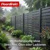 Floordirekt WPC Sichtschutzzaun Milos 180x180 cm Anthrazit Produktbild-Vorschau 6