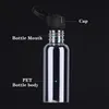 4er-Set 100 ml Reise-Flaschen, auslaufsicher, nachfüllbar, Produktbild-Vorschau 7