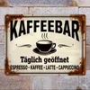 Kaffeebar Metallschild XL in 21x28 cm im Vintage-Stil Produktbild-Vorschau 2