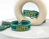 LS-LebenStil Canvas Statement Armband Happy Petrol Grün Produktbild-Vorschau 4