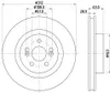 2 Bremsscheiben innenbelüftet Ø 61 mm 28 mm HELLA für u.a. Produktbild-Vorschau 6