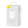 Ladegerät, Baseus, 2xUSB-C + USB, 65 W, weiß Produktbild-Vorschau 2