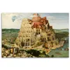 Obraz na płótnie Wieża Babel - Pieter Bruegel 120x80 Feeby Podgląd zdjęcia produktu 3