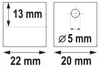 Yato YT-21582, 285 mm, Oceľ, Červená, 1 kusov, 5 mm Náhľad obrázku produktu 4
