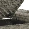 vidaXL Záhradná lavica s vankúšmi sivá 116x46x57 cm Náhľad obrázku produktu 8