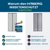 Hoberg Tür-Insektenschutz - 80 x 210 cm - Schwarz Produktbild-Vorschau 10