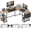 HOMCOM L-förmiger Schreibtisch 168 x 120 cm Eckschreibtisch Produktbild-Vorschau 1