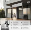 A modern patio with a tectake garden awning installed. Produktbild-Vorschau