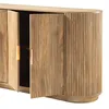 CALICOSY - Dressoir 4 deuren in eikenlook en fronten met Productafbeelding-voorbeeld 9