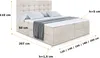 ALTDECOR Boxspringbett mit Matratze und Lattenrost  - BERO  Produktbild-Vorschau 5