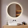 S'AFIELINA Badspiegel Rund 50 cm mit Beleuchtung, LED Produktbild-Vorschau 1