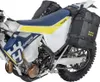 A side view of a motorcycle with luggage attached. Produktbild-Vorschau