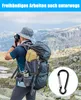 A person wearing a backpack in a mountainous landscape, taking a photo. Produktbild-Vorschau
