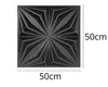 A 3D wall panel with geometric patterns and dimensions indicated. Produktbild-Vorschau