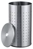Relaxdays, Wäschekorb mit Deckel, Edelstahl, 42 l, HxD: 55 Produktbild-Vorschau 9