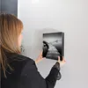 Schlüsselkasten Schwarz aus Metall, Holzsteg am Meer Motiv Produktbild-Vorschau 4