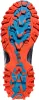 Sohle des La Sportiva Bushido III Wide Trailrunning-Schuhs in Schwarz; Blau und Orange mit griffigem Profil. Produktbild-Vorschau