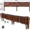 Zestaw 5 sztuk ogrodzenia ogrodowego z wikliny do ogrodu Podgląd zdjęcia produktu 5