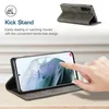 Samsung Galaxy S21 5G Brieftasche Hülle, Retro Produktbild-Vorschau 3