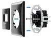deleyCON 1 Stück Telefondose Unterputz TAE NF/F Produktbild-Vorschau 2