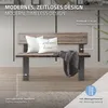 ML-Design 2 Stück Bankkufen aus Stahl, massiv 40x78,5 cm, Produktbild-Vorschau 4
