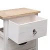 vidaXL Szafka boczna 35x25x57 cm z litego drewna paulownia Podgląd zdjęcia produktu 4