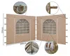 2 Seitenteile mit PVC Fenster 300x193cm für Pavillon Sahara Produktbild-Vorschau 2