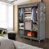 Intirilife Skládací šatní skříň 130x175x45 cm v barvě ASH Náhled obrázku produktu 6