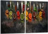 Glasschutzplatte für den Herd 2x40x52 Gewürze Produktbild-Vorschau 1