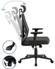Sedia da ufficio ergonomica 614285, supporto lombare, nera Anteprima dell’immagine prodotto 4