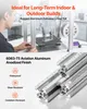 VEVOR Profilé en aluminium 2020, 10 pièces, 122 cm, Voir les images du produit 2