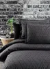 Bettwäsche 135x200 cm. 2 teilig set, Anthrazit, 100% Produktbild-Vorschau 3