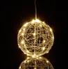 Boule décorative LED Relaxdays, à piles, boule en fil Voir les images du produit 1