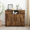 vidaXL Holzschrank Geräucherte Eiche 88,5 x 30,5 x 73 cm Produktbild-Vorschau 2