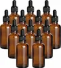 gouveo 12er Set Pipetten-Flaschen 50 ml aus Braunglas - Produktbild-Vorschau 1