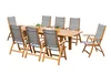 Merxx Gartenmöbel Set 9tlg., 8 Klappsessel, Produktbild-Vorschau 1