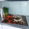 Spritzschutz Herdabdeckplatte Schneidebrett aus Glas Produktbild-Vorschau 2