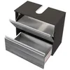 Waschbeckenschrank 60cm in Eiche rauchsilber APIA-03 mit 1 Produktbild-Vorschau 2