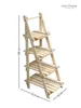 holz4home® Pflanzleiter mit 4 Ablagen I Größe: 52,5 x 109 x Produktbild-Vorschau 7