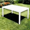 Dmora Gartentisch Maratea 150x90x72 cm Weiß, 6 Plätze Produktbild-Vorschau 2