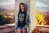 Damen T-Shirt Wolf Traumfänger Atzekenmuster Boho Atzec Produktbild-Vorschau 2