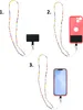 Hakai Handykette Color Umhängekette für Samsung Galaxy Produktbild-Vorschau 2
